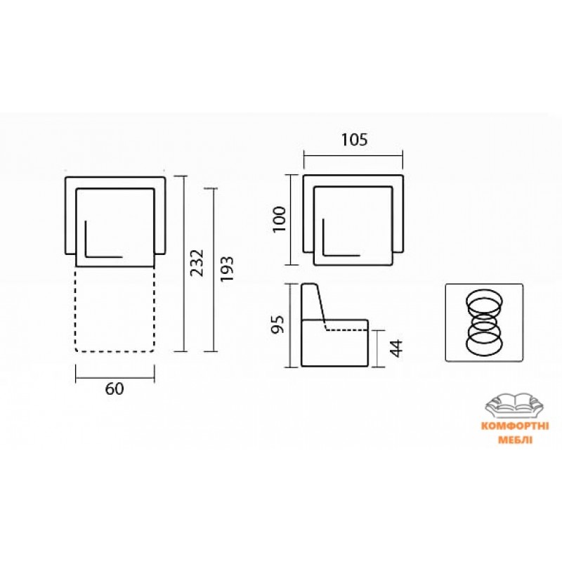 Крісло БОСТОН ЛЮКС Віка