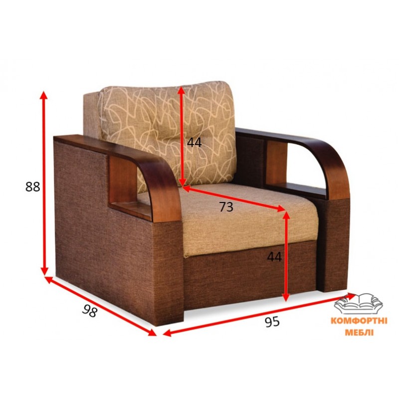Крісло БУКОВЕЛЬ 1 Віка