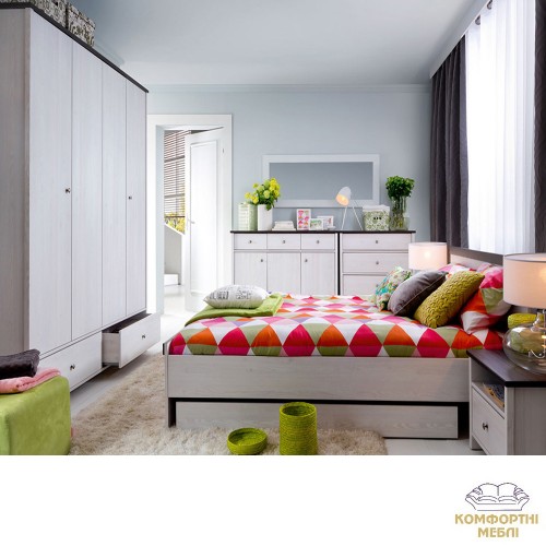 Модульна спальня Порто (ПАРІС) ВМК-Україна