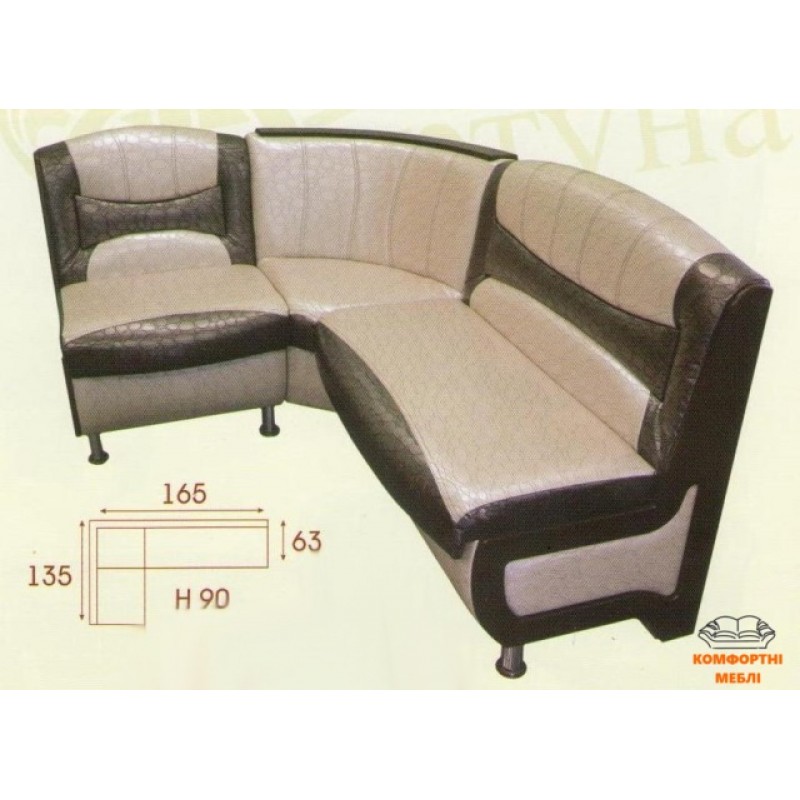 Кухонний кут АЛЬФА 2 Фортуна Захід-Меблі