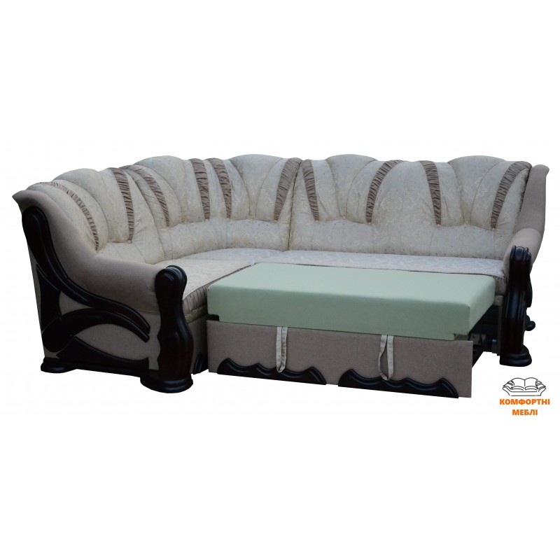 Диван кутовий СОНЕТ (дві великі частини) Фортуна Захід-Меблі