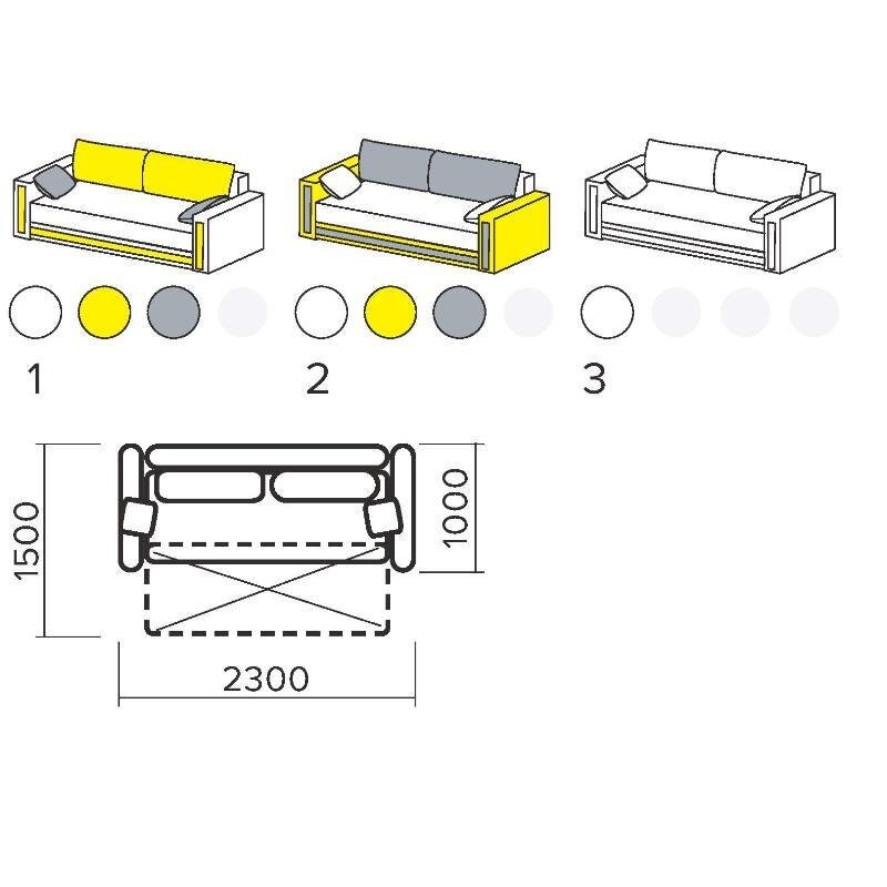 Диван ГАРМОНІЯ Київський Стандарт