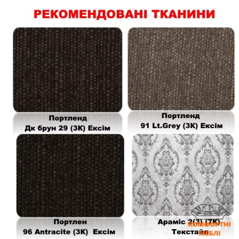 Шафа-купе 1200 2Д лакобель бірюза+ тканина Сіті 3 Київський Стандарт