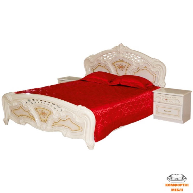 Ліжко 2-сп (1.6) (б/матраца та каркаса) КАРМЕН НОВА Світ Меблів