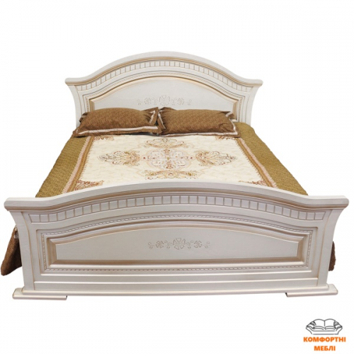 Ліжко 2-сп (1.6) (б/матраца і каркаса) НІКОЛЬ (патина) Світ Меблів