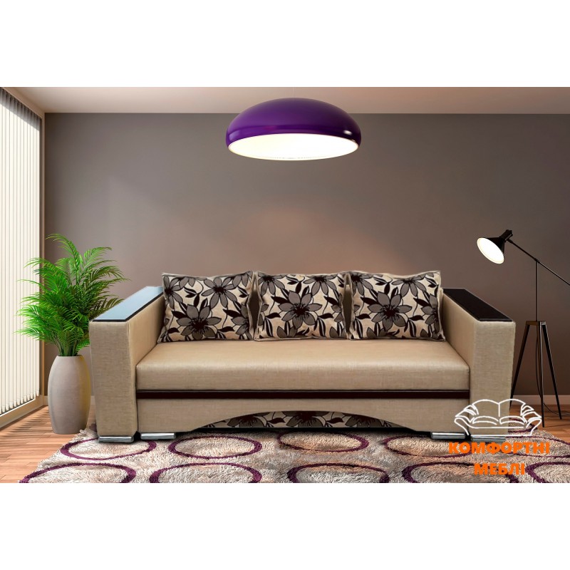 Диван-єврокнижка ДІАНА Люкс (відкидні підлокітники) VoSlav&Co