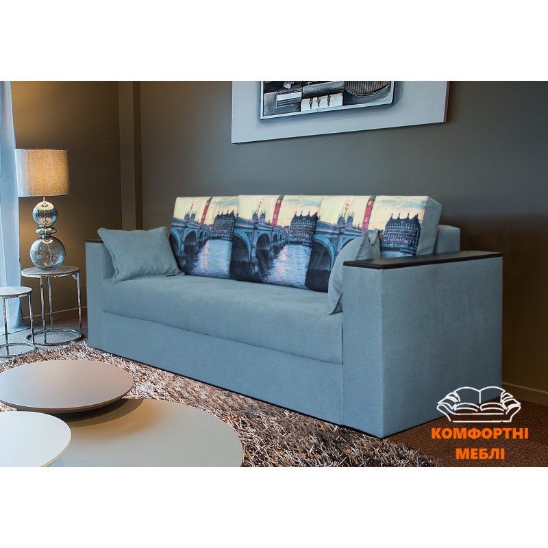 Диван-єврокнижка ДІАНА Еко (відкидні підлокітники) VoSlav&Co