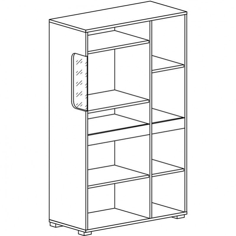 Вітрина шафа мала ліва Paris A Blonski