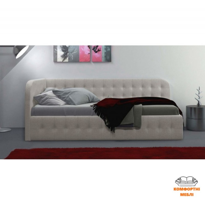 Ліжко ФЛОРА 100х200 Городок меблі