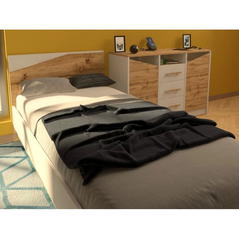 Комод Unity B Дуб Тахо / Біла Аляска Intarsio