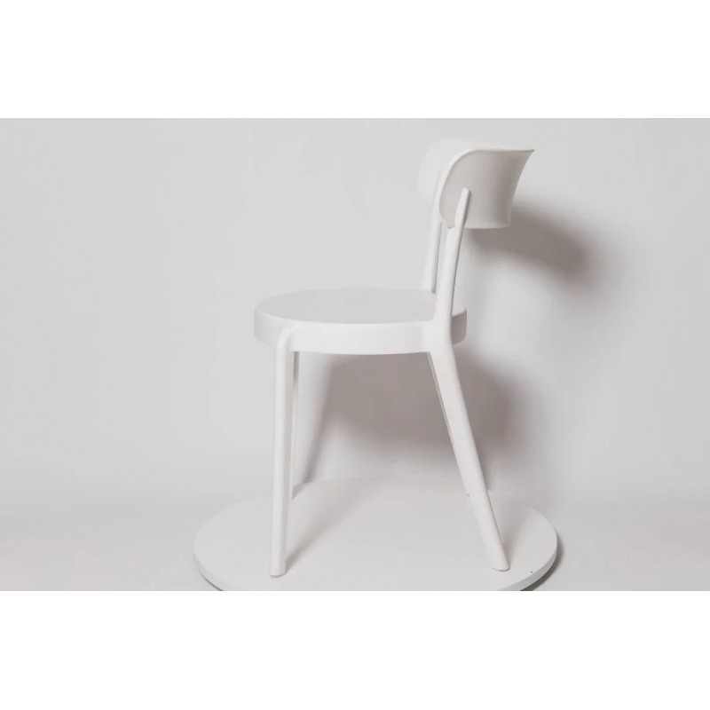 Cтілець для кухні LUNA пластик Білий Intarsio