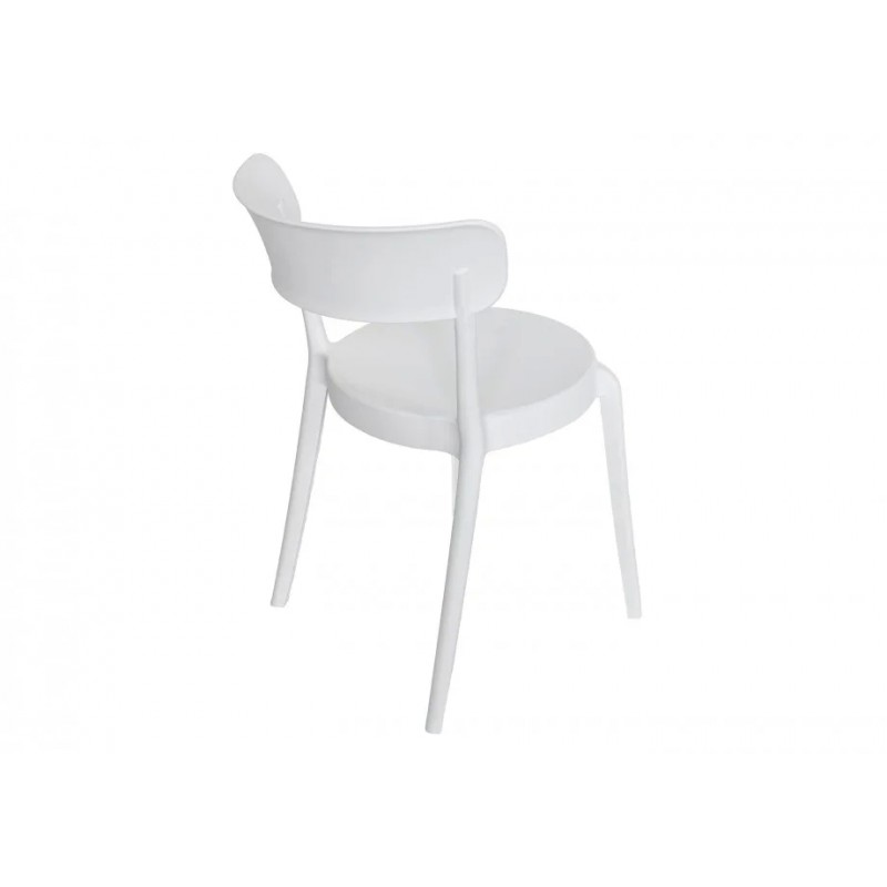 Cтілець для кухні LUNA пластик Білий Intarsio
