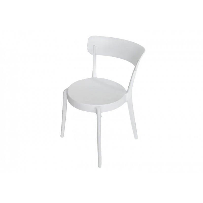 Cтілець для кухні LUNA пластик Білий Intarsio