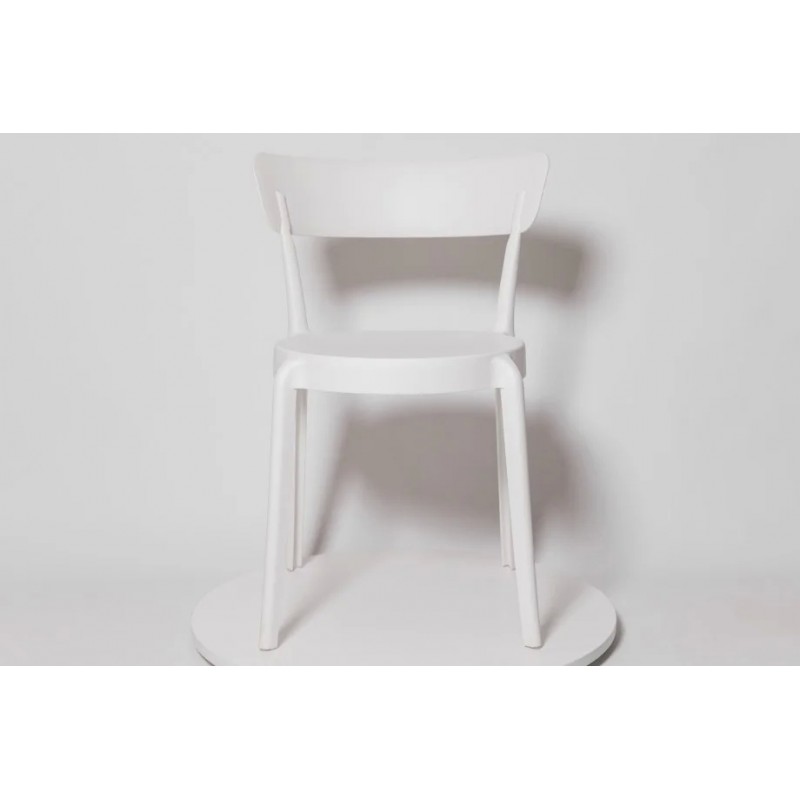 Cтілець для кухні LUNA пластик Білий Intarsio