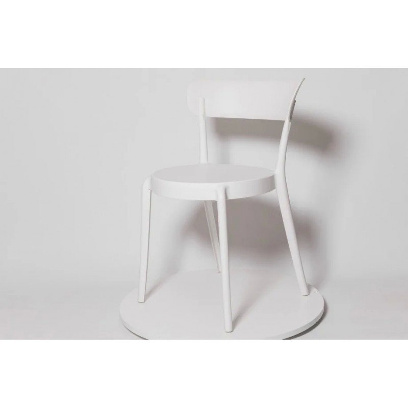 Cтілець для кухні LUNA пластик Білий Intarsio