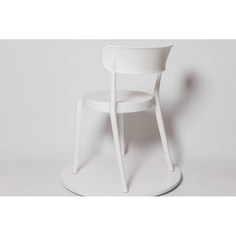 Cтілець для кухні LUNA пластик Білий Intarsio