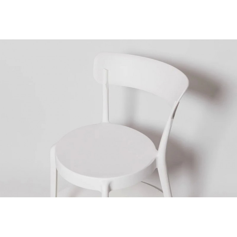 Cтілець для кухні LUNA пластик Білий Intarsio