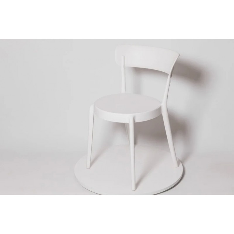 Cтілець для кухні LUNA пластик Білий Intarsio