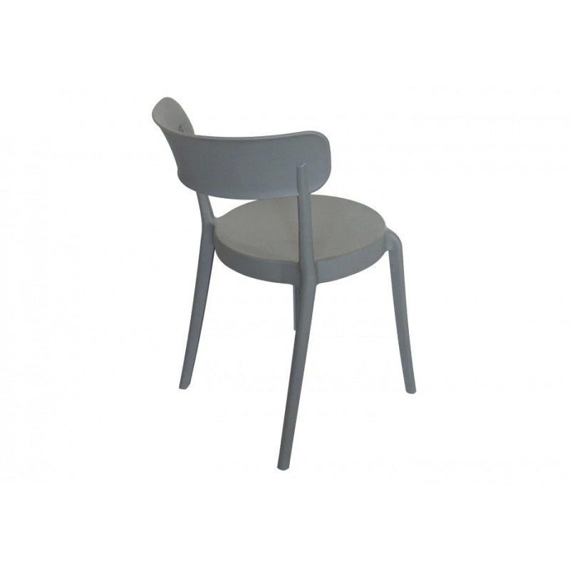 Cтілець для кухні LUNA пластик Сірий Intarsio