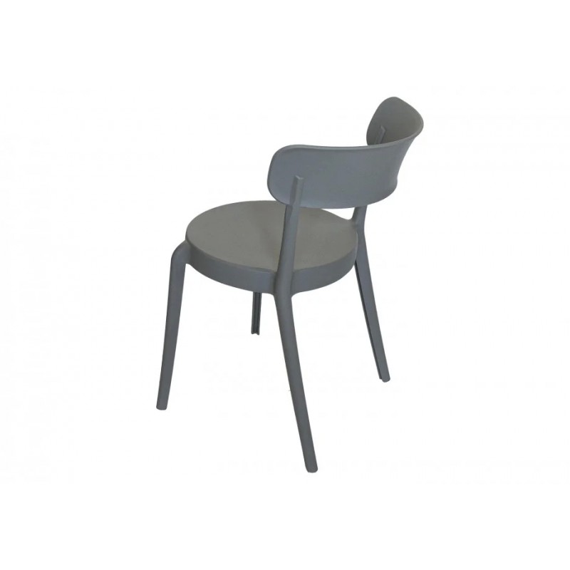 Cтілець для кухні LUNA пластик Сірий Intarsio