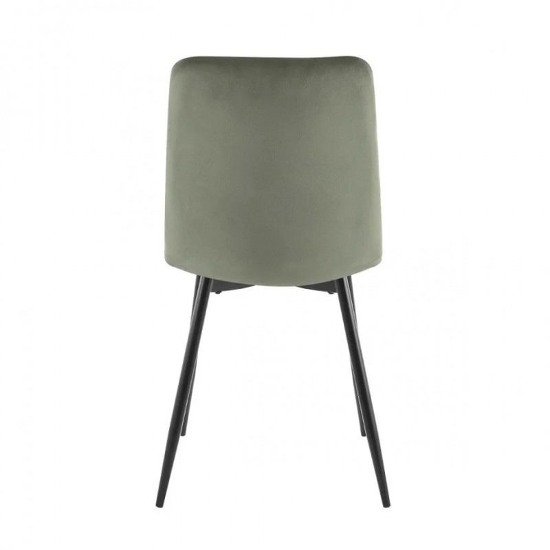 Cтілець ANETTE чорний каркас/оливковий Intarsio