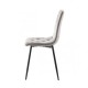 Cтілець ANETTE чорний каркас/сірий Intarsio