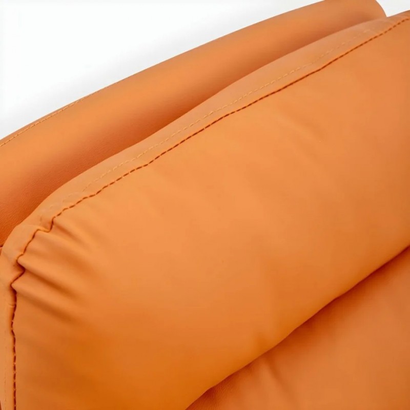 Cтілець CLIFF чорний каркас/помаранчевий Intarsio