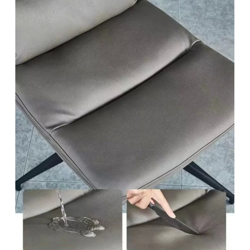 Cтілець CLIFF чорний каркас/сірий Intarsio