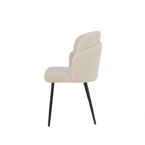 Cтілець FIFI чорний каркас/кремово-білий Teddy Intarsio