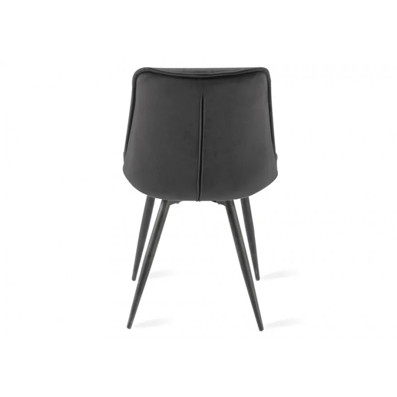 Cтілець STYLE чорний каркас/чорний Intarsio