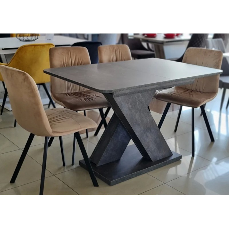 Стіл обідній Dark A 120(160)x80 Ательє Темний Intarsio