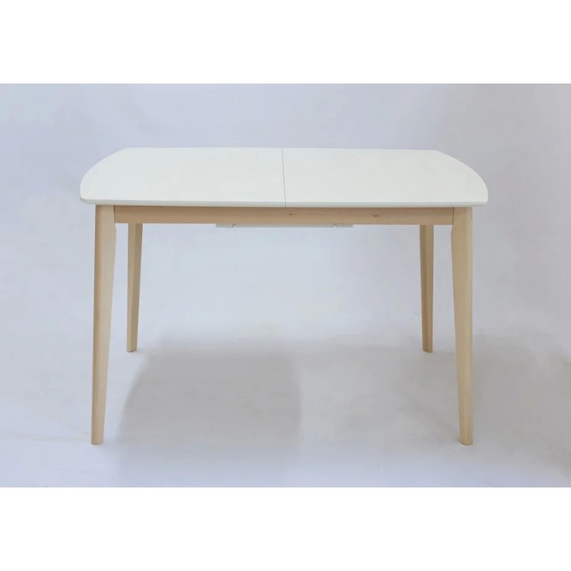 Стіл обідній Exen II 120 (160) х80 см Кремовий Intarsio