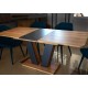 Стіл обідній Torino 140(180)x80 Блеквуд Ячмінний / Графіт Intarsio