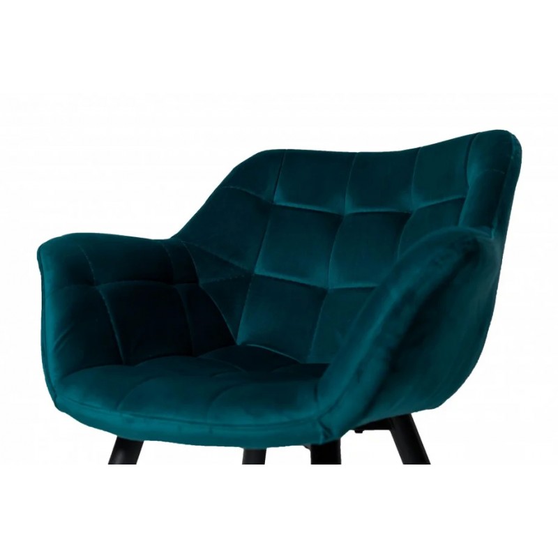 Стілець Elegante Бірюзовий Intarsio