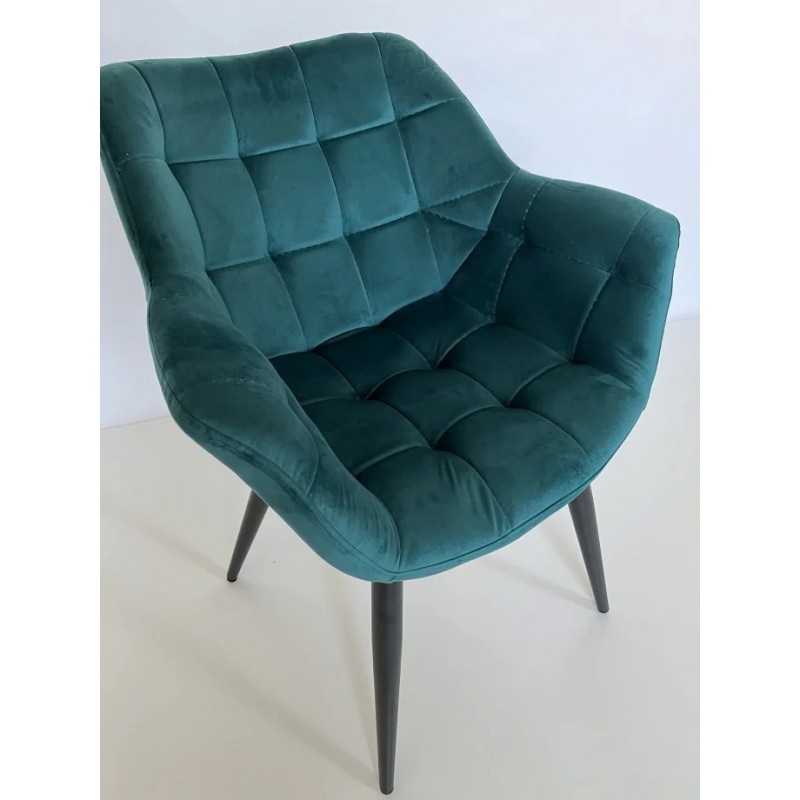 Стілець Elegante Бірюзовий Intarsio