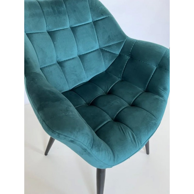 Стілець Elegante Бірюзовий Intarsio