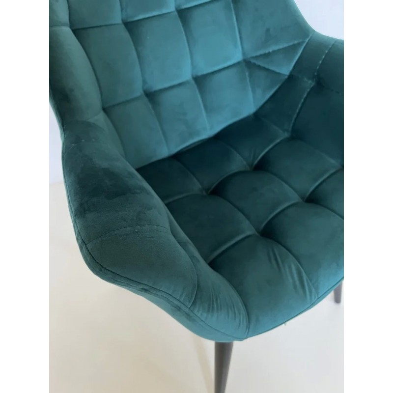 Стілець Elegante Бірюзовий Intarsio