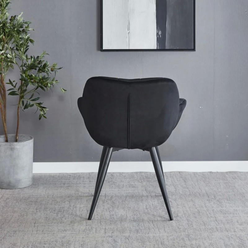 Стілець Elegante Чорний Intarsio