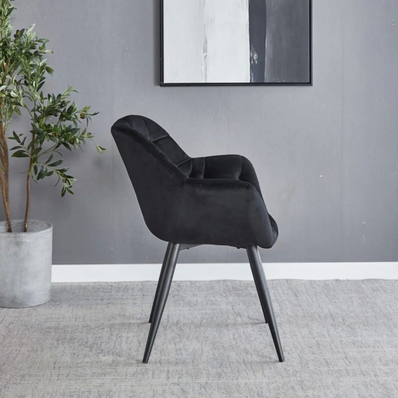 Стілець Elegante Чорний Intarsio