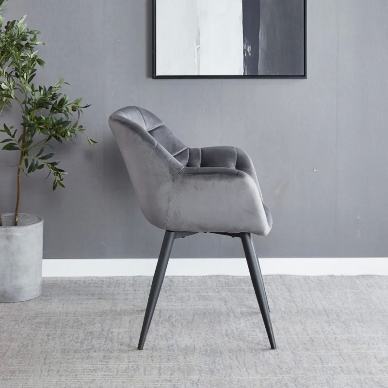 Стілець Elegante Сірий Intarsio