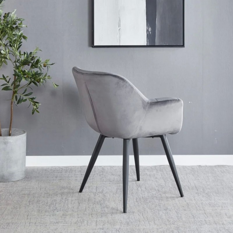 Стілець Elegante Сірий Intarsio