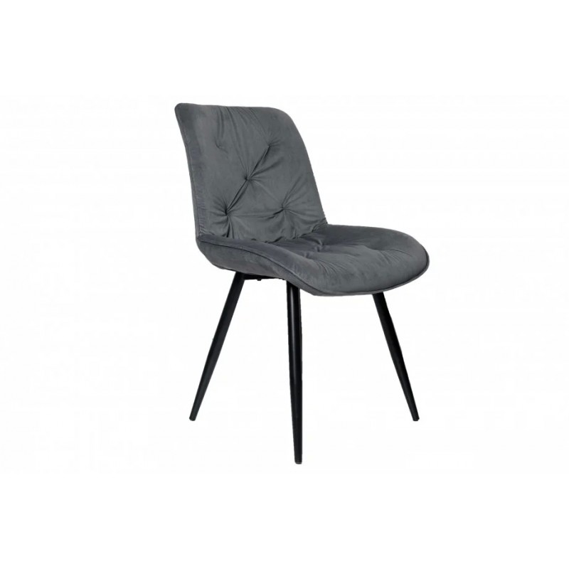 Стілець STYLE чорний / темно-сірий Intarsio