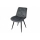 Стілець STYLE чорний / темно-сірий Intarsio
