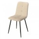 Стілець кухонний NEO чорний каркас/темний беж Intarsio