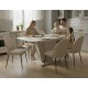Обідній стіл розкладний FOREST S/K 140(180)х80 стоун бейж/шовковий камінь Intarsio