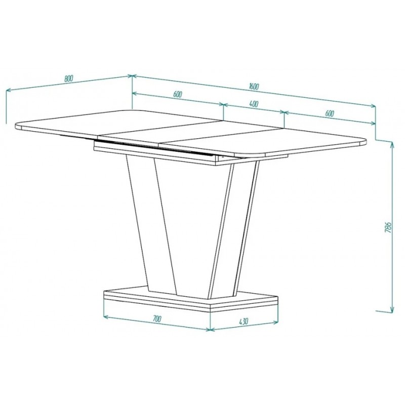 Обідній стіл розкладний FOREST S/K 140(180)х80 стоун бейж/шовковий камінь Intarsio