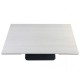 Стіл OVIDIO CERAMIC 160(240)*90 білий дуб/чорний каркас Intarsio