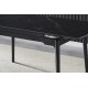 Стіл обідній розкладний BONN CERAMIC 130(180)*80 чорний мат/чорний каркас Intarsio