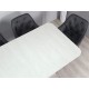 Стіл обідній розкладний CASANDRA S/A MAX 160(210)x90 шовковий камінь / антрацит Intarsio