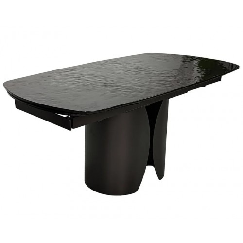 Стіл обідній розкладний EDGAR 160(240)*90 бронзовий/коричневий Intarsio